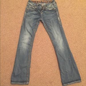 Rock revival denim jeans